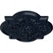 Ekena Millwork Bonetti Ceiling Medallion (Fits Canopies up to 5 1/8"), Hand-Painted Midnight Dream, 20"OD x 1 3/4"P CM20BOMDF - alternate 3
